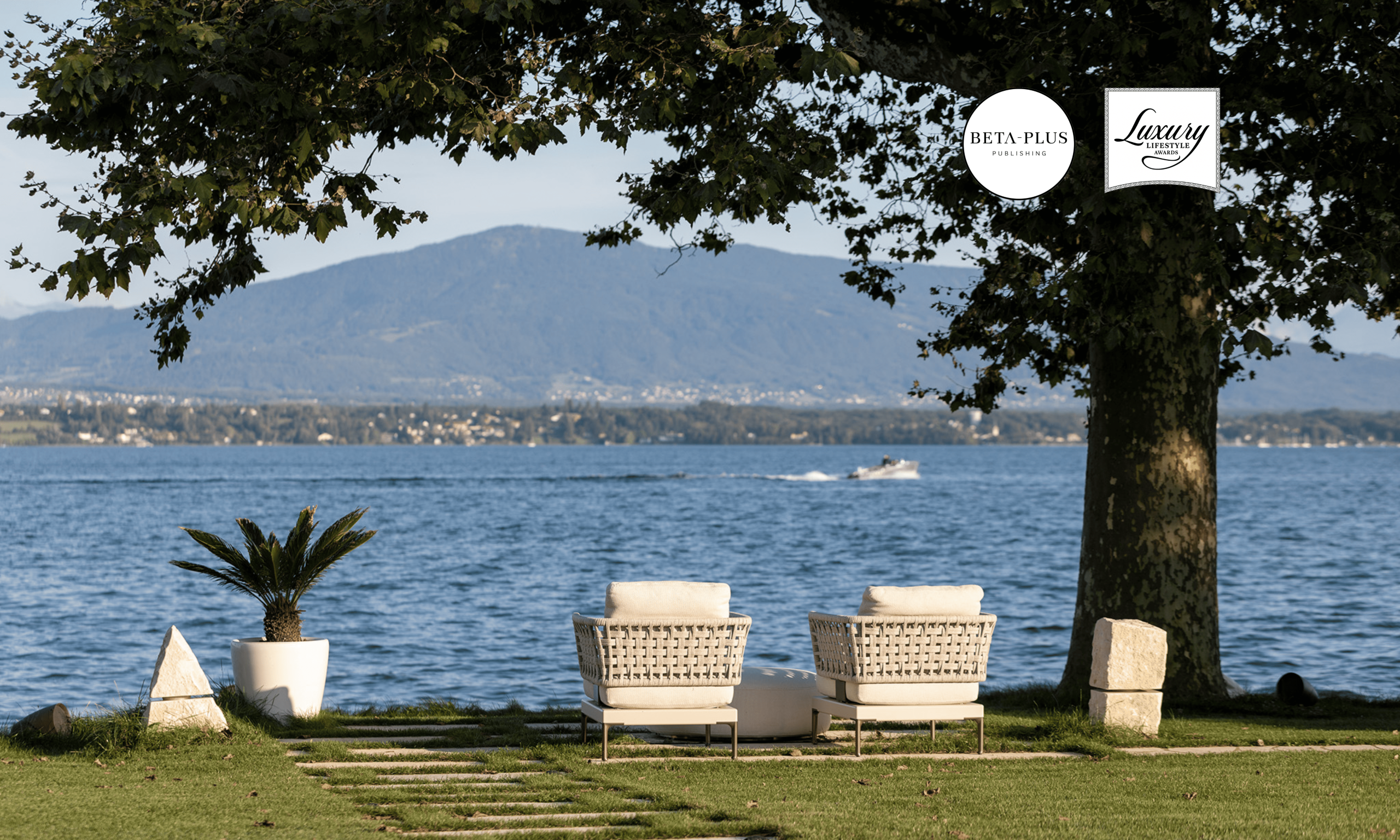interior design of villa Founex near Geneva